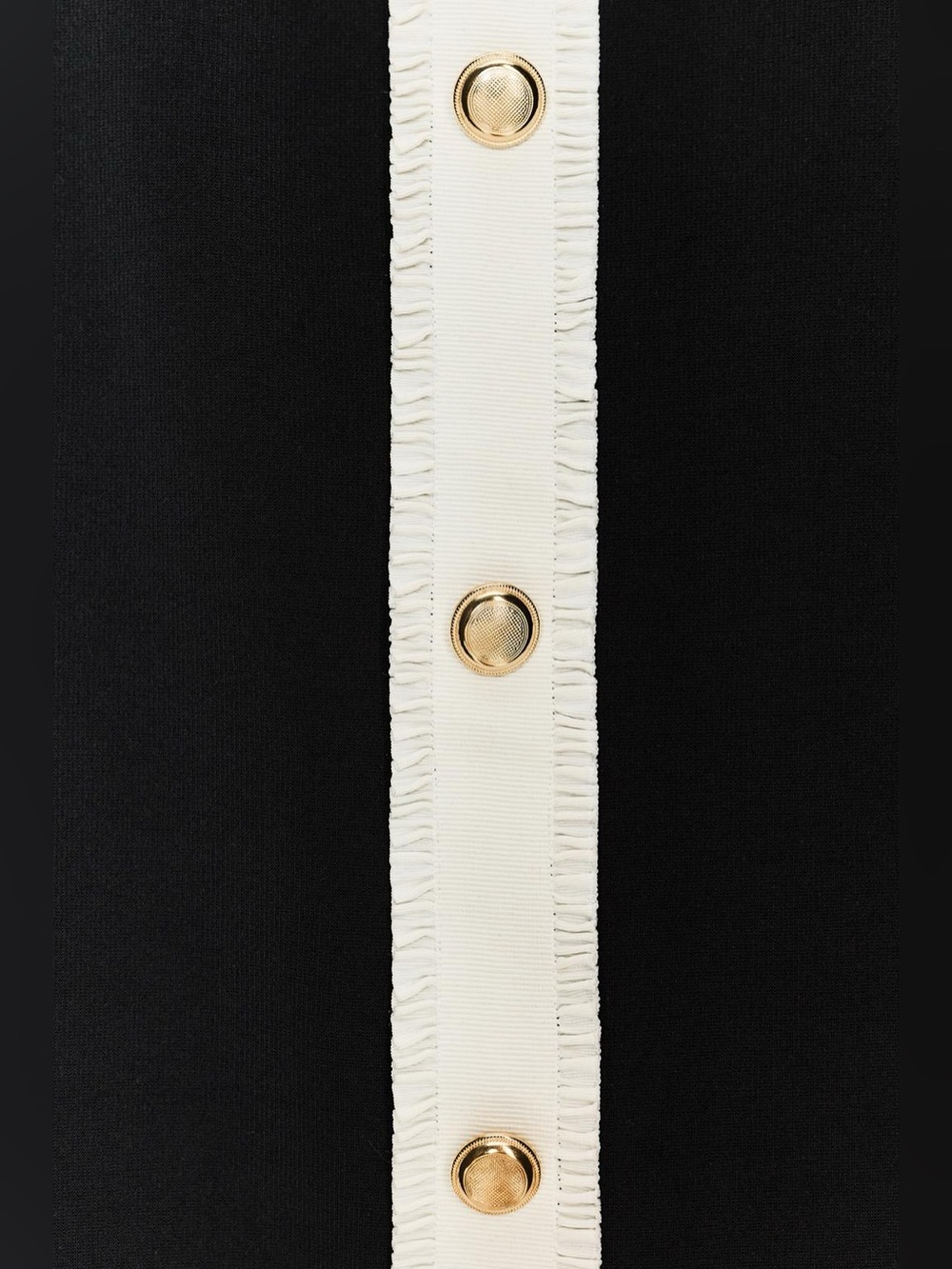 ZARA Strapless stretchy sculpt bandeau dress with gold button detail - Picture 7 of 13